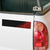 Rood- en zwarte fractale Bumpersticker (Op Truck)