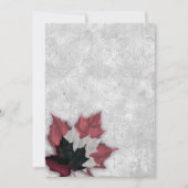 Rood en zwarte Gothic Kaart (Voorkant)