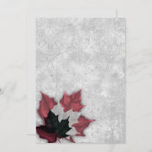 Rood en zwarte Gothic Kaart (Voorkant / Achterkant)