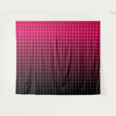 Rood- en zwarte ingecheckte patroongradiënt wandkleed (Voorkant (horizontaal))