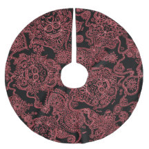 Rood- en zwarte keelrok