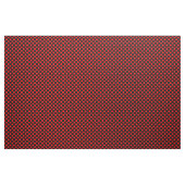 Rood- en zwarte pokadot stof (Yard (91,4 cm))