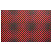 Rood- en zwarte pokadot stof (Fat Quarter)