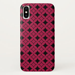Rood- en zwarte schild Case-Mate iPhone case