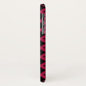 Rood- en zwarte schild Case-Mate iPhone case (Achterkant/links)