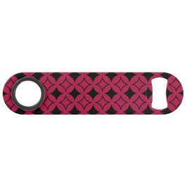 Rood- en zwarte schild speed flessenopener