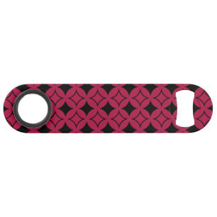 Rood- en zwarte schild speed flessenopener