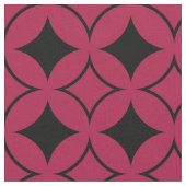 Rood- en zwarte schild stof (Close Up)