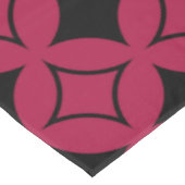 Rood- en zwarte schild tafelkleed (Gekanteld)