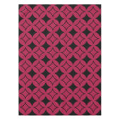 Rood- en zwarte schild tafelkleed (Voorkant)