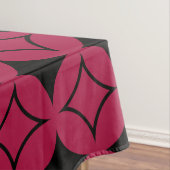 Rood- en zwarte schild tafelkleed (Voorbeeld)