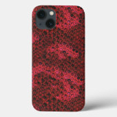 Rood- en zwarte-slangenpatroon Case-Mate iPhone case (Achterkant)