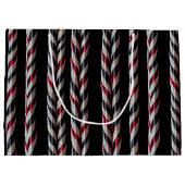 Rood- en zwarte snoeprietjes groot cadeauzakje (Achterkant)