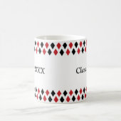 Rood- en zwarte stijl, op maat van Mok (Center)