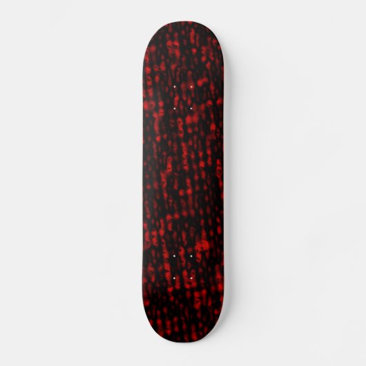 Rood- en zwarte textuur persoonlijk skateboard (Voorkant)