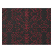 Rood- en zwarte-zwijn Gothic Weddenschap Tafelkleed (Voorkant (Horizontaal))