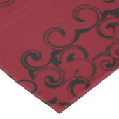 Rood- en zwarte-zwijn Gothic Weddenschap Tafelkleed (Gekanteld)