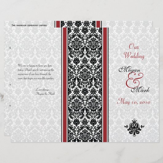 Rood- en zwartwitprogramma (Voorkant / Achterkant)