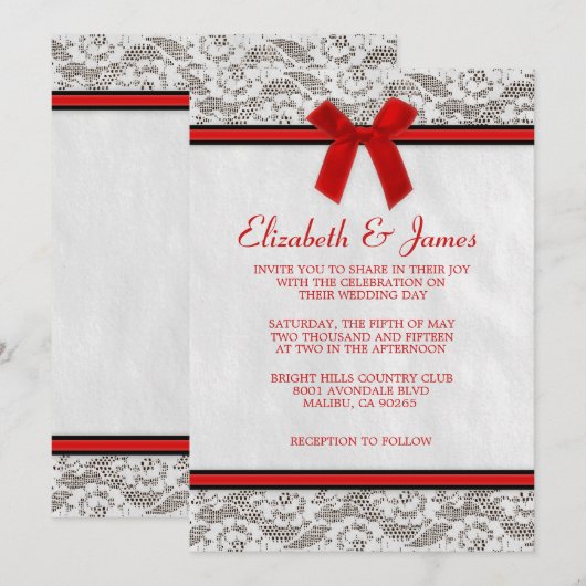 Rood- en zwartwituitzendingen kaart (Voorkant / Achterkant)