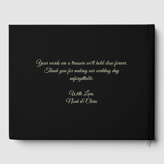 Rood Enge bloemendonkere humeurige gotische schede Gastenboek (Achterkant)