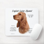 Rood Engels Cocker Spaniel Geschiedenis Muismat (Met muis)