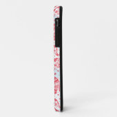 Rood etnisch olifantenpatroon Case-Mate iPhone case (Achterkant/links)