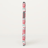 Rood etnisch olifantenpatroon Case-Mate iPhone case (Achterkant / rechts)