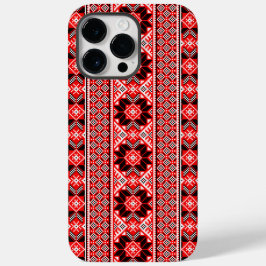 rood etnisch traditioneel oekraïens Ornament Case-Mate iPhone 14 Pro Max Hoesje