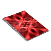 Rood fantasiepatroon notitieboek (Rechterzijde)