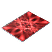 Rood fantasiepatroon notitieboek (Linkerzijde)