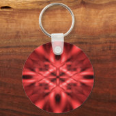 Rood fantasiepatroon sleutelhanger (Voorkant)