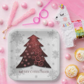 Rood feestelijk Bord kerstboompapier (Feest)