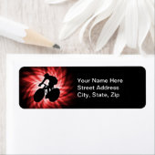 Rood fietsen etiket (Insitu)