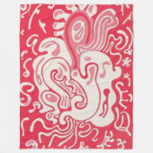 Rood Fleece Deken (Voorkant)