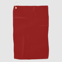 Rood fluweel effen kleur | Klassiek | Elegant Golfhanddoek