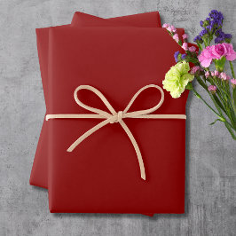Rood fluweel effen kleur | Klassiek | Elegant Inpakpapier Vel