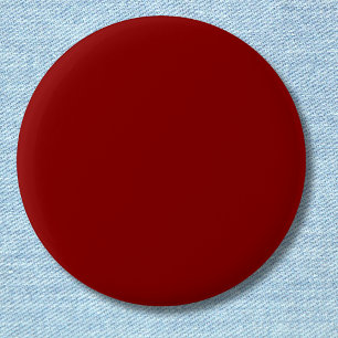 Rood fluweel effen kleur   Klassiek   Elegant Ronde Button 5,7 Cm