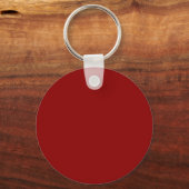 Rood fluweel effen kleur | Klassiek | Elegant Sleutelhanger (Voorkant)