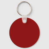 Rood fluweel effen kleur | Klassiek | Elegant Sleutelhanger (Achterkant)