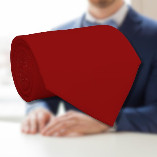 Rood fluweel effen kleur | Klassiek | Elegant Stropdas