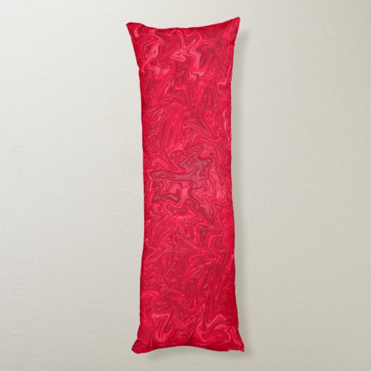 Rood fluweel..... lichaamskussen (Achterkant (Verticaal))