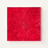 Rood fluweel..... notitieboek (Achterkant)