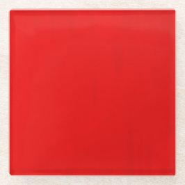 Rood Fluwelen Vierkant Glas Onderzetter