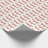 Rood folipuurpapier cadeaupapier (Hoek)