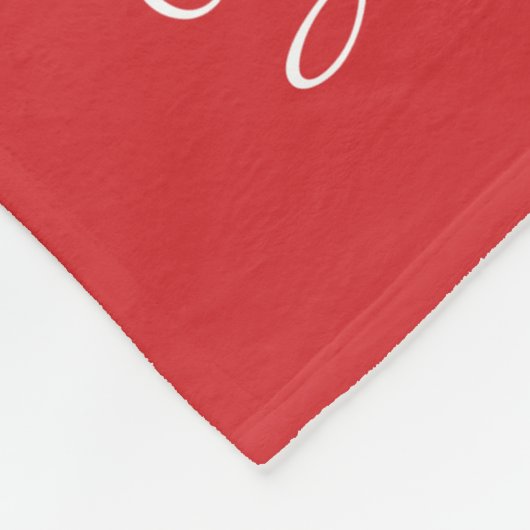 Rood Fotodeken Collage Fleece Deken (Hoek)