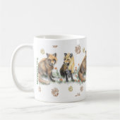 Rood Foxes, Klassieke Mok, 11 oz Koffiemok (Links)