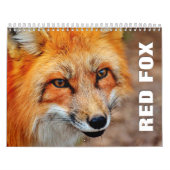 Rood Foxes Wall Agenda Kalender (Hoes)