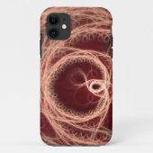 Rood fractaal hart Case-Mate iPhone case (Achterkant)