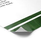 Rood(Frangipani) pannenbord voor weddenschappen Poster (Hoek)