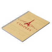 Rood Frans Vlaams Notitieboek (Linkerzijde)